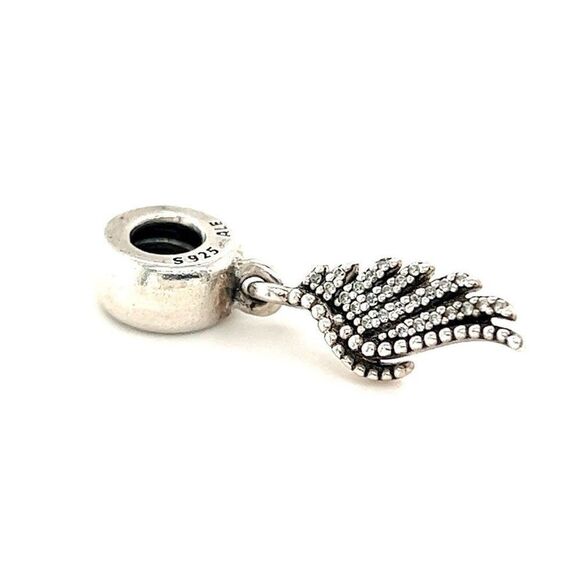 Pandora Pave Cz Wing Charm - Picture 1 of 4